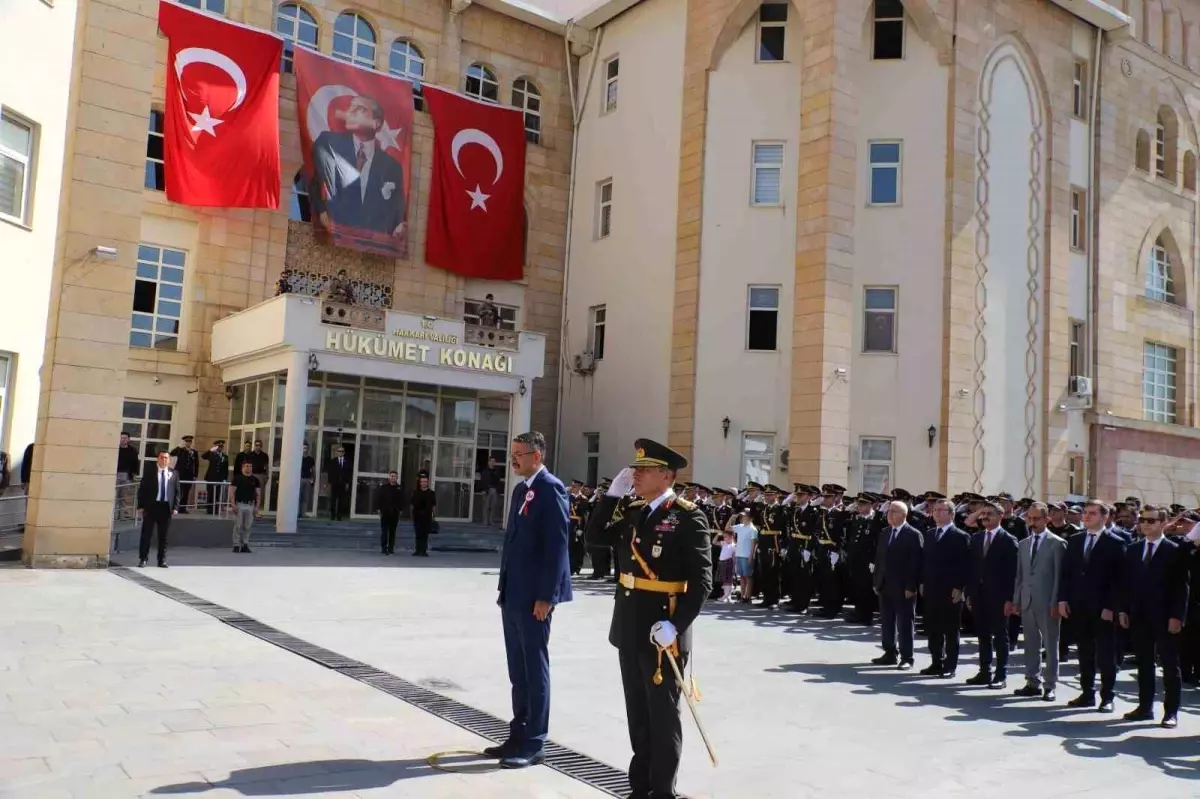 Hakkari’de 30 Ağustos Zafer Bayramı Kutlamaları