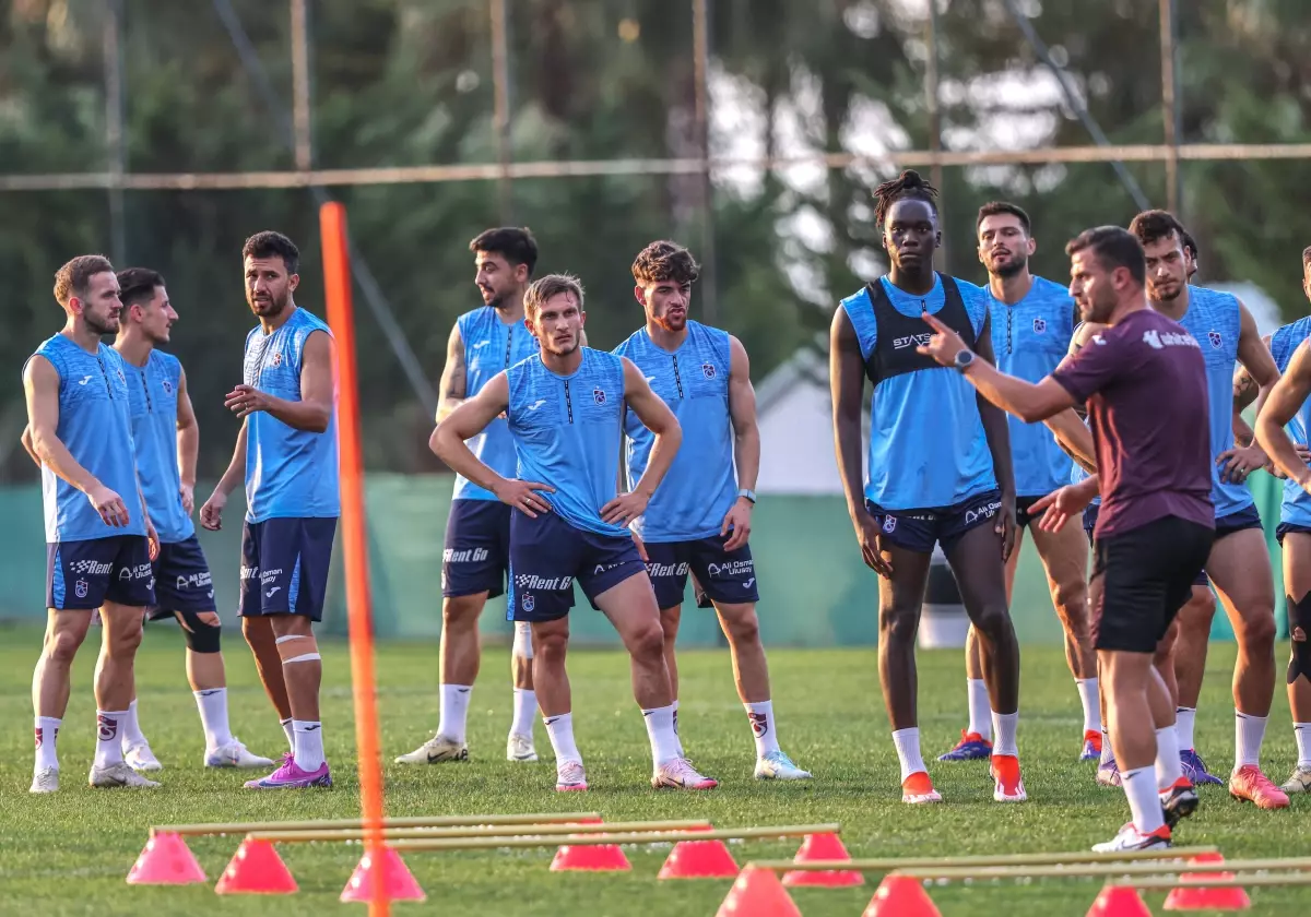 Trabzonspor, St. Gallen maçı hazırlıklarına devam ediyor