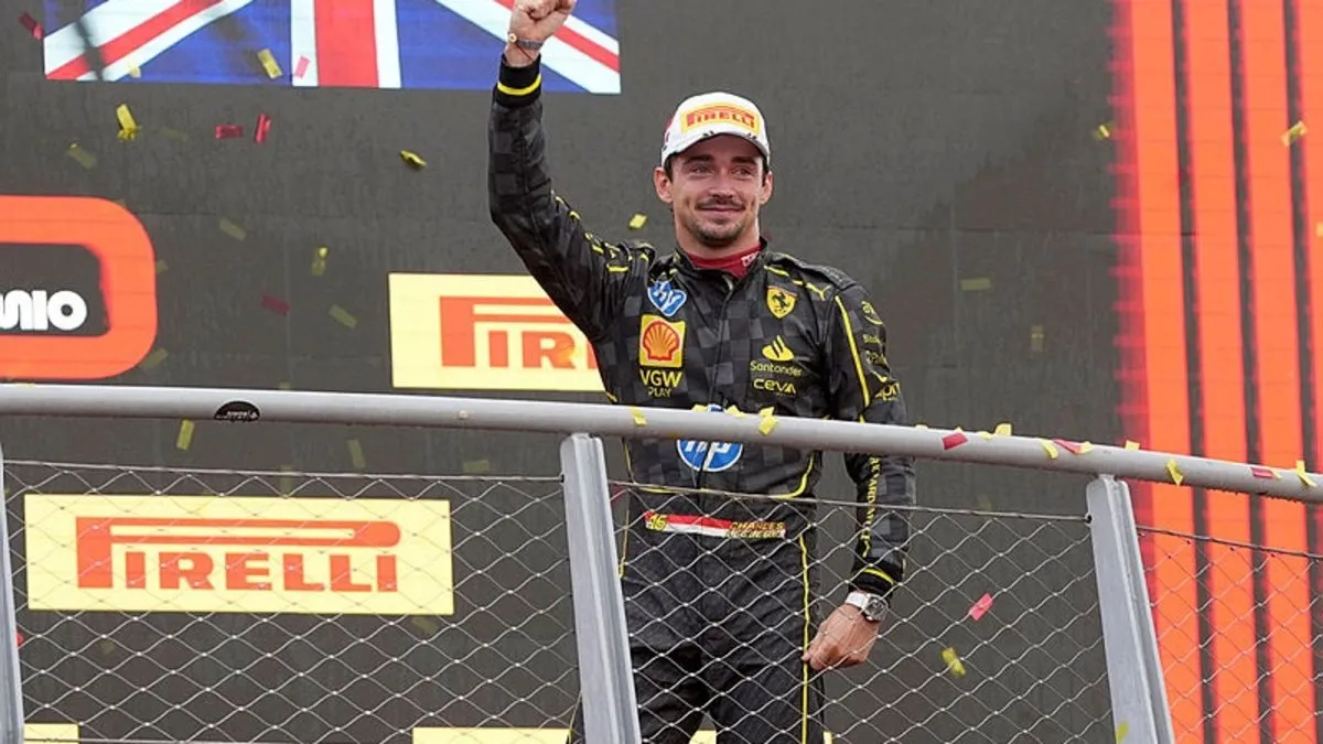 Formula 1’de İtalya Grand Prix’sini Charles Leclerc kazandı