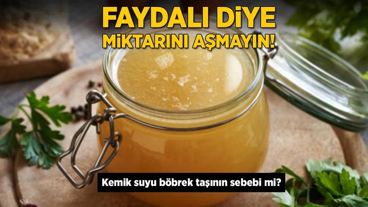 Her yemeğe gider deyip koyuyoruz! İlikli kemik suyu hatası: Böbrekte birikiyor